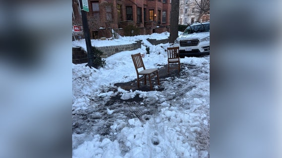Can you save your parking spot once you’ve dug it out of the snow?