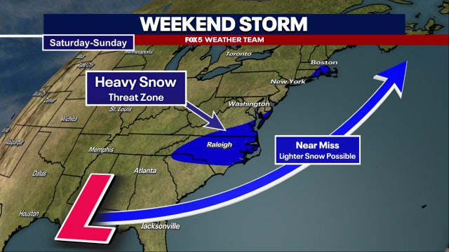 Winter Storm Watch for MD beaches, southeast VA with light snow possible; cold continues in DC
