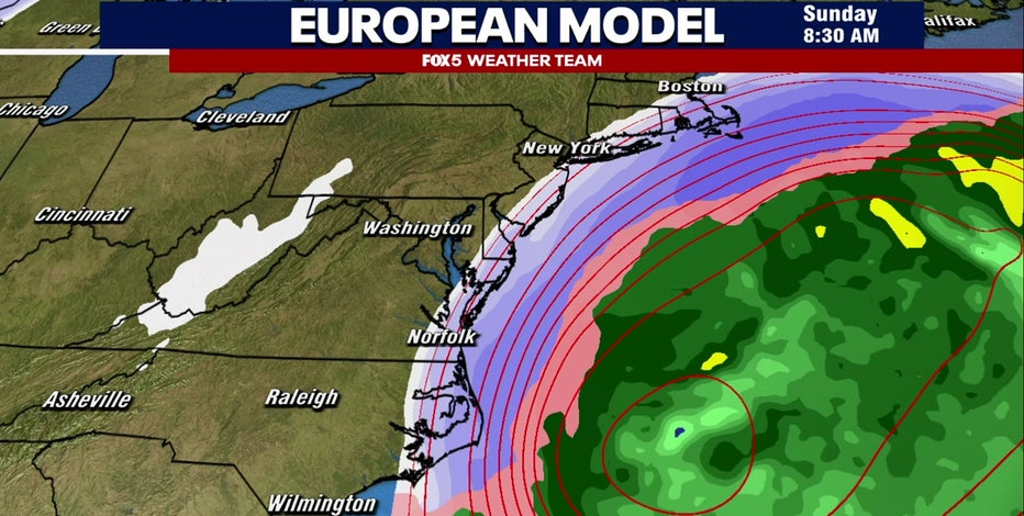 Weekend nor'easter forecast: What to know for Virginia, Maryland, DC