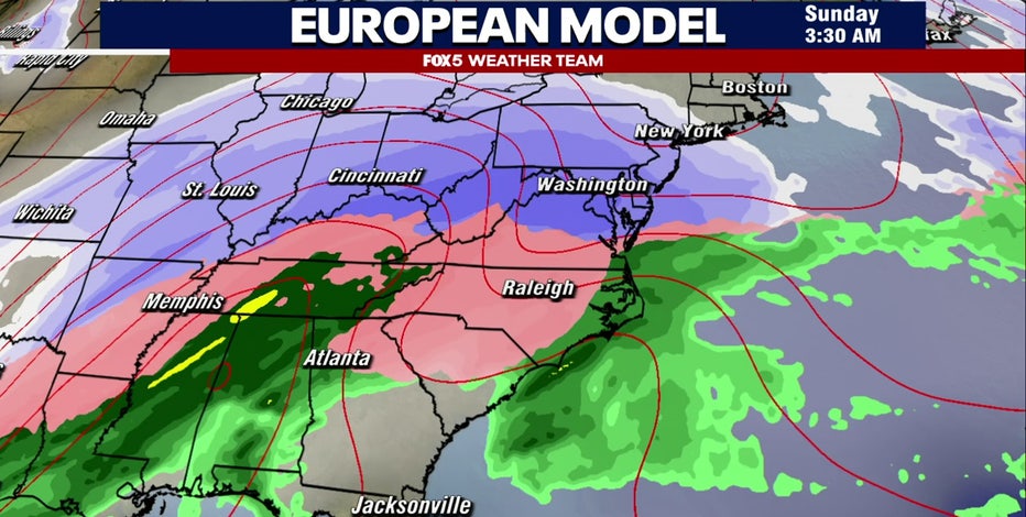 DC snowstorm, Arctic blast threaten region this weekend