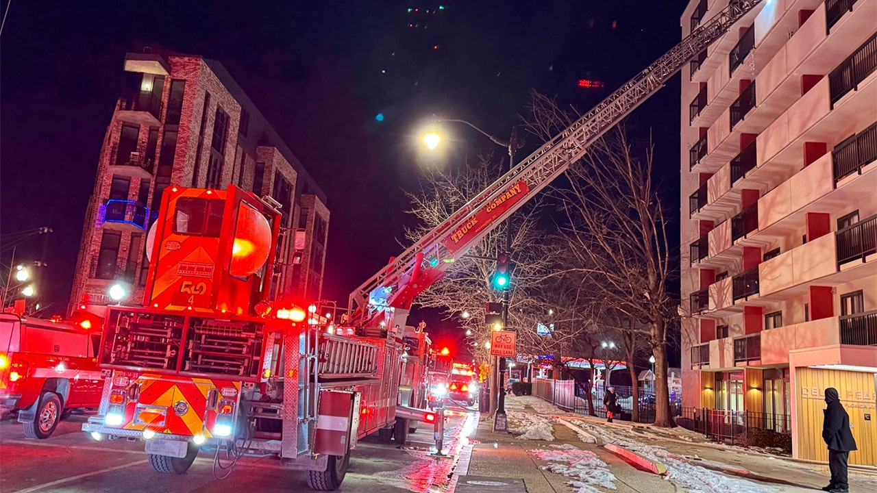 9 displaced in DC high‑rise fire