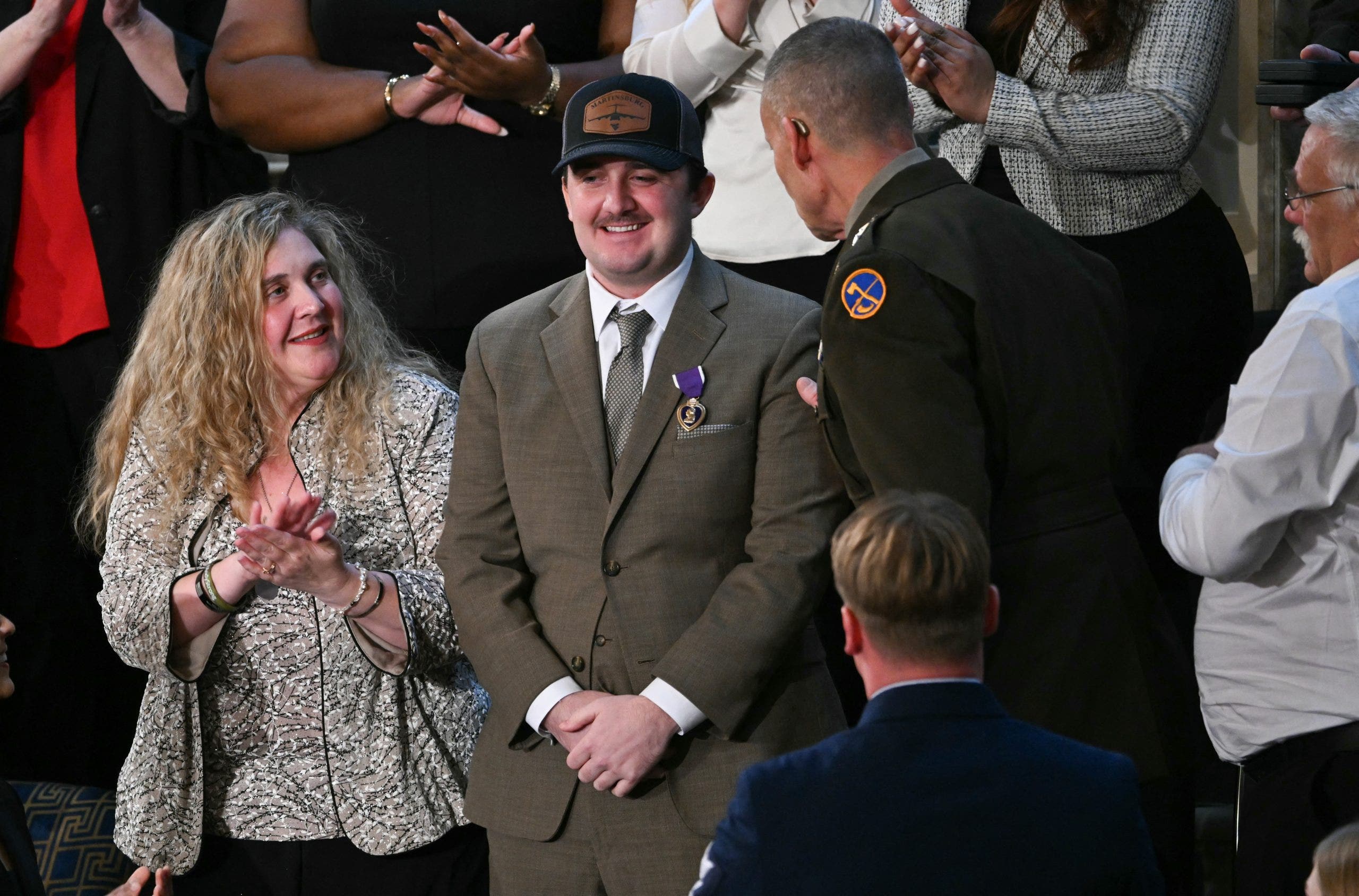 National Guardsman injured in DC shooting receives Purple Heart at State of the Union