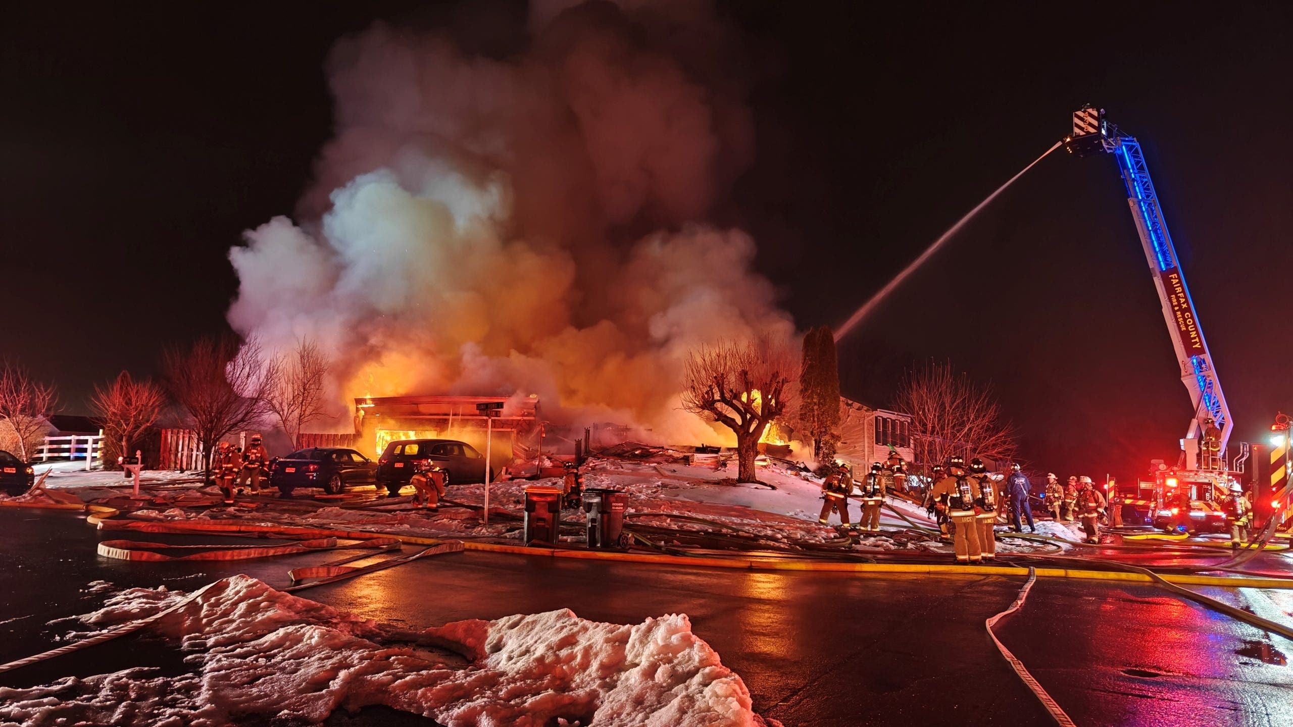 Firefighters respond to explosion, house fire in Centreville