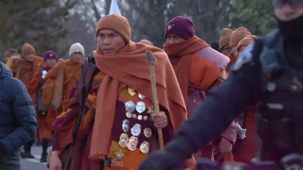 Monks 'Walk for Peace' DC road closures and traffic advisories