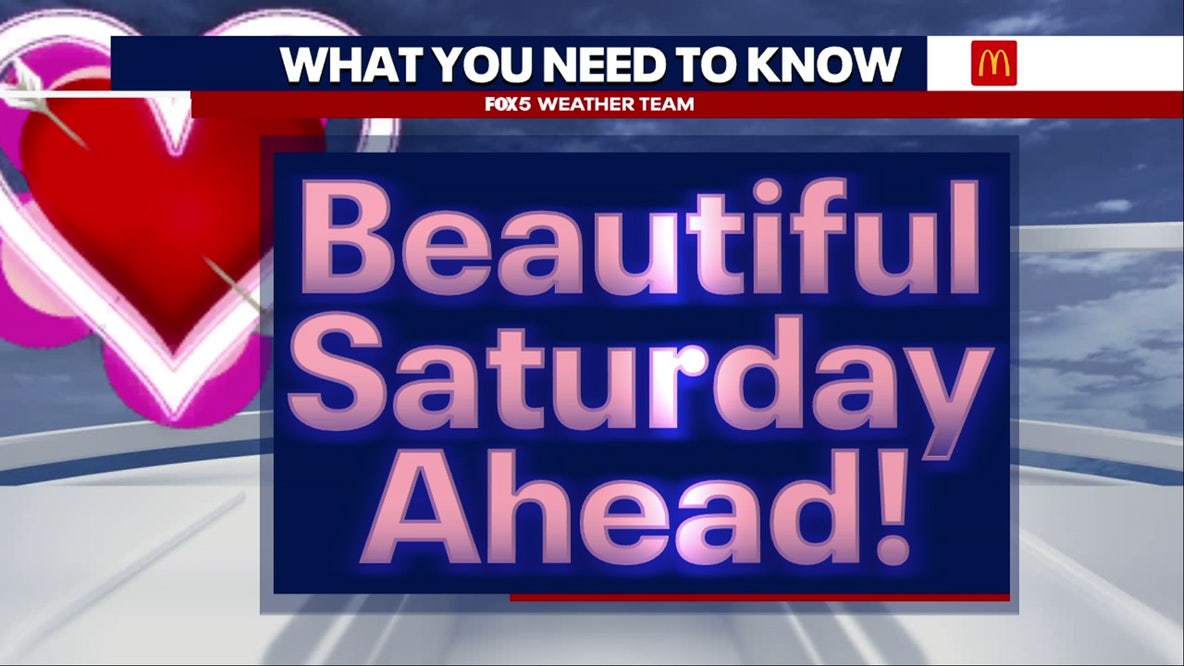 DC weather: Fantastic Valentine’s Day with sunshine, temps in the 50s