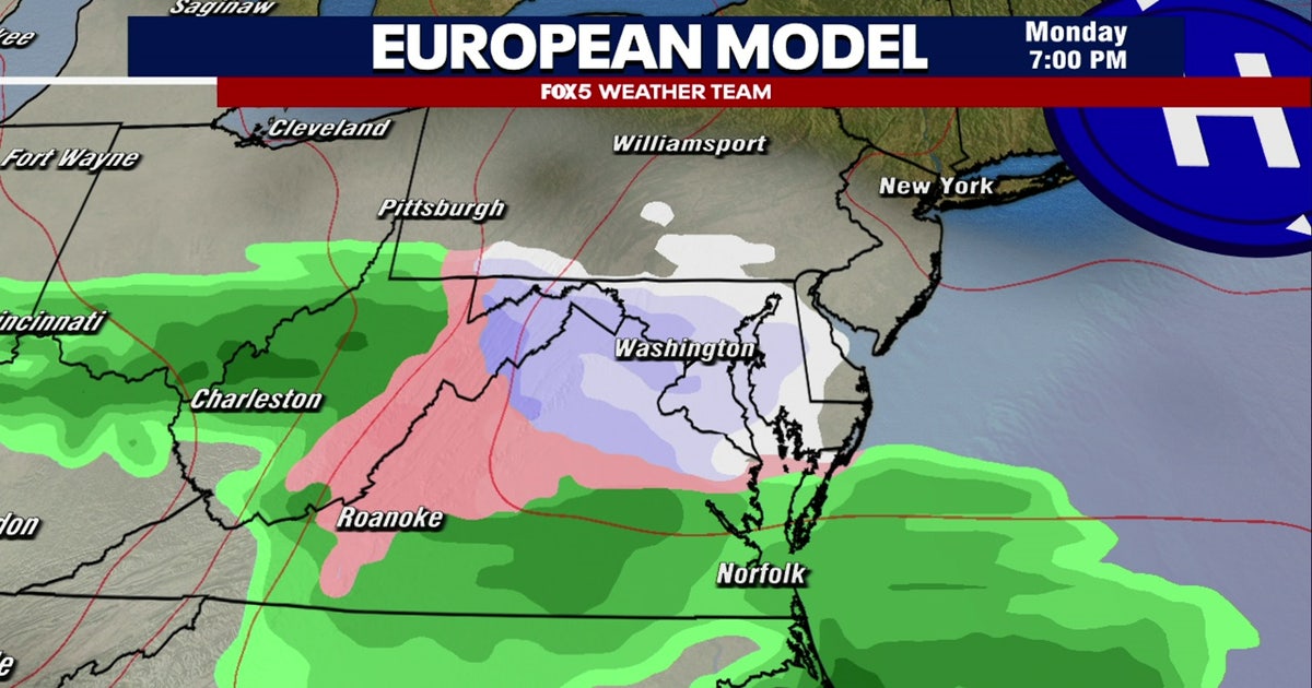 DC weather: Snow, ice possible Monday as winter briefly returns to the DMV