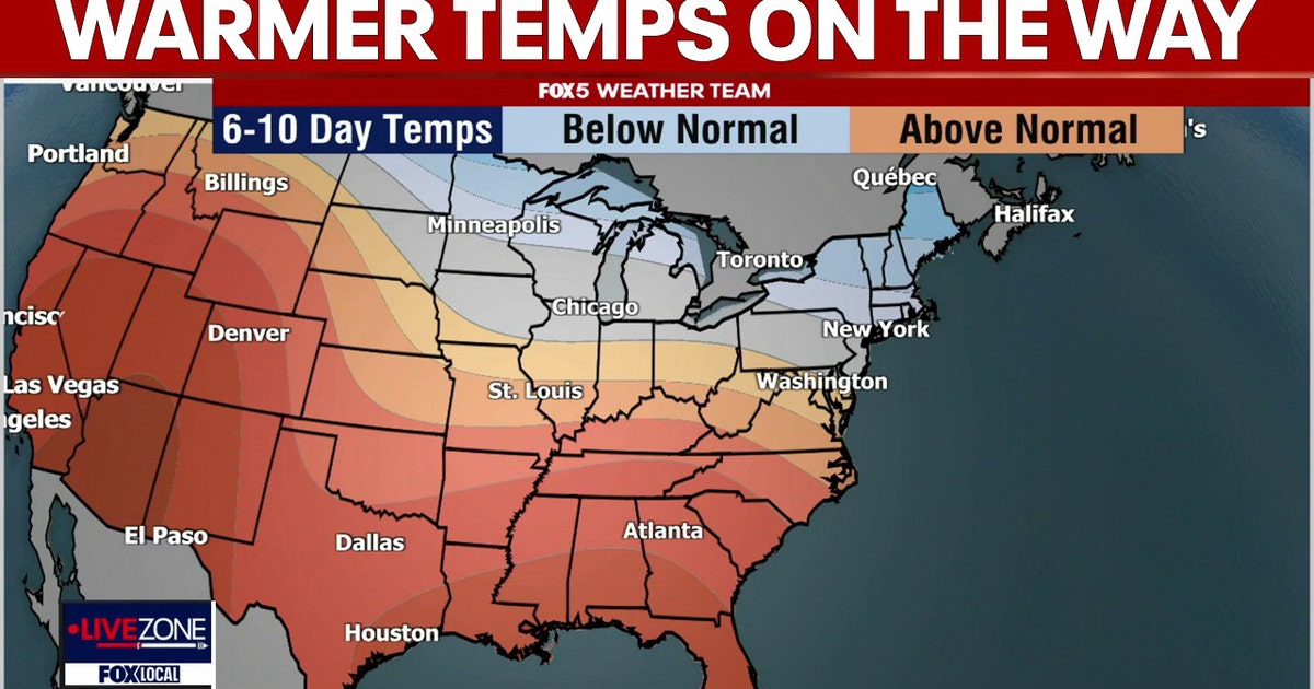 DC weather: Warming trend begins across the region