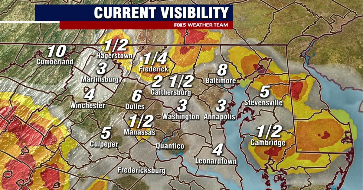 DC weather: Fog slows Friday commute; Freezing Fog Advisory for parts of Maryland, West Virginia