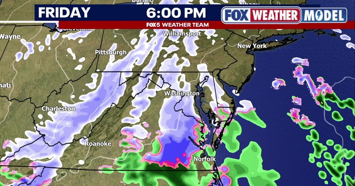 DC weather: Snow showers could snarl Friday commute ahead of dangerous cold, high winds