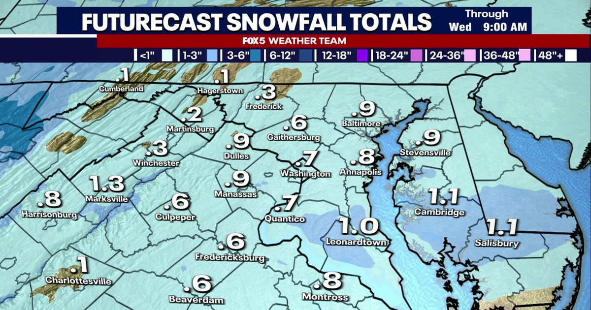 DC snow forecast: Winter weather possible by midweek | FOX 5 DC