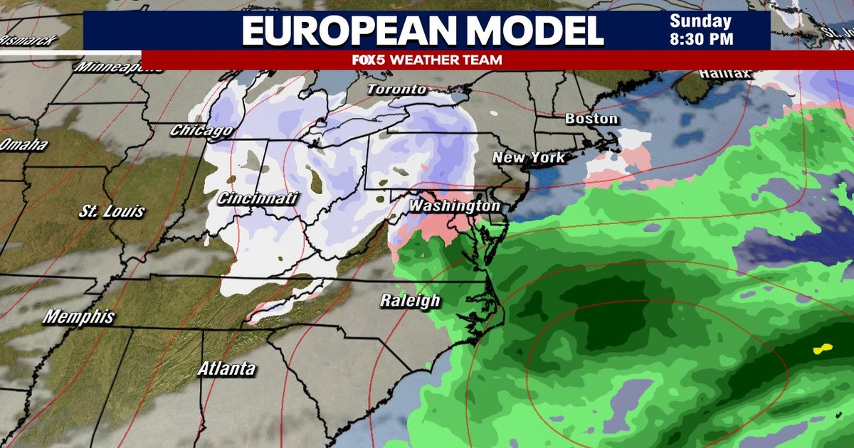 DC snow threat: Could weekend coastal storm bring winter weather back to DMV?