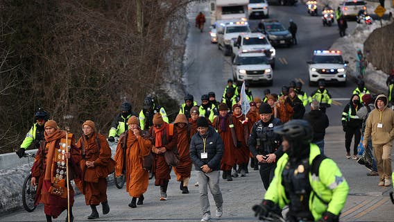 Buddhist monks’ ‘Walk for Peace’ nears its end with final day in DC