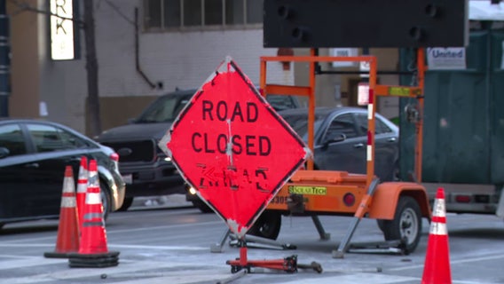 DC street section closed amid collapse concerns