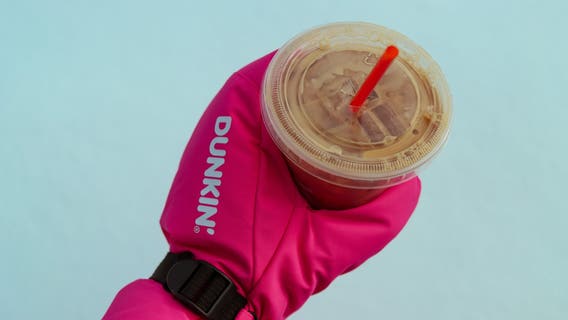 Dunkin' is giving away limited-edition iced coffee gloves on Friday