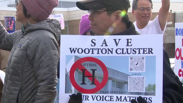 Hundreds rally to save Wootton High School