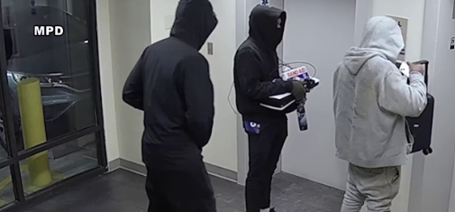 Suspects wanted after burglarizing businesses in Northeast DC