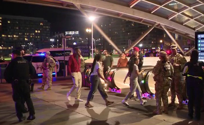 Illegal fireworks set off by juveniles near the Wharf; no evidence of shooting: police