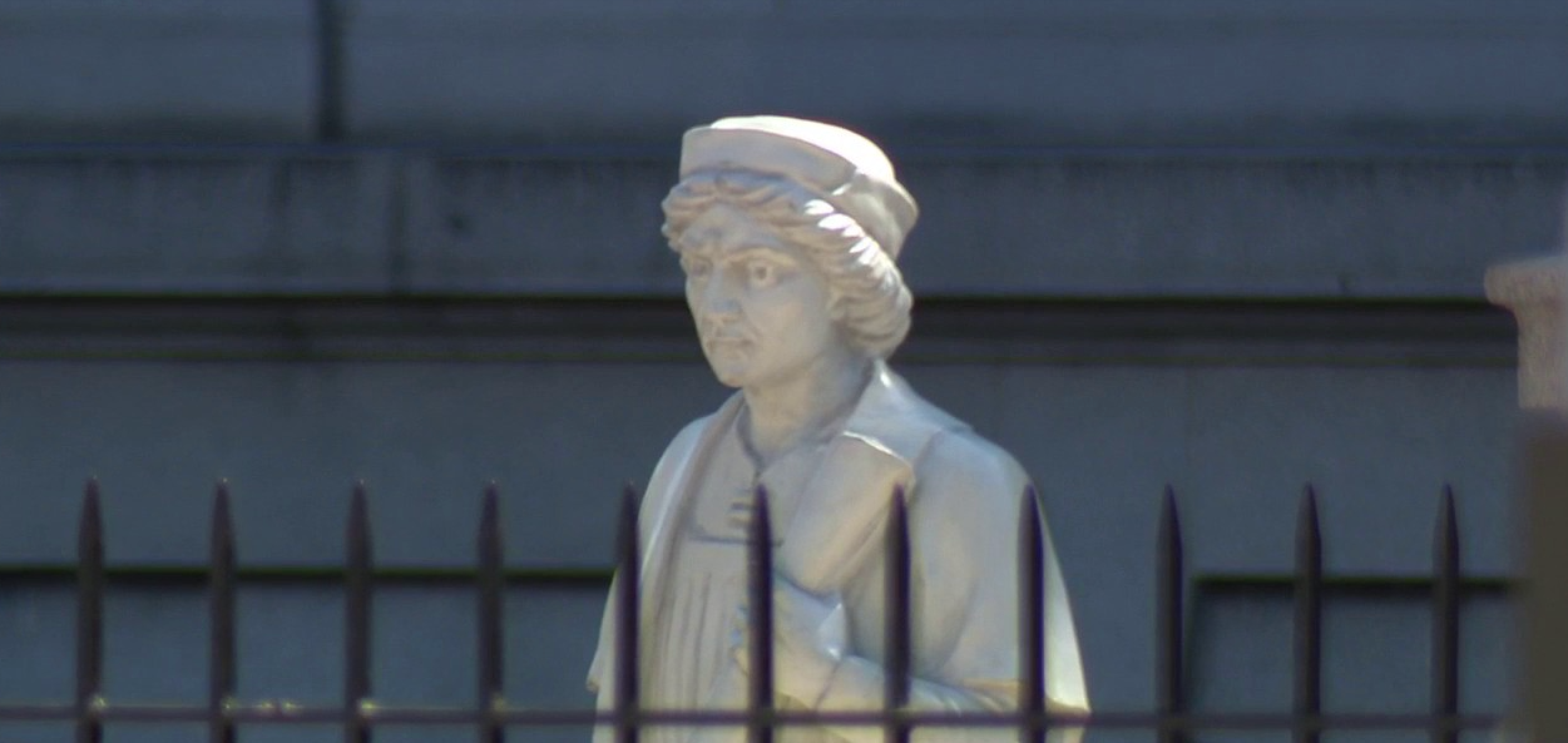 Trump administration places Christopher Columbus statue near White House