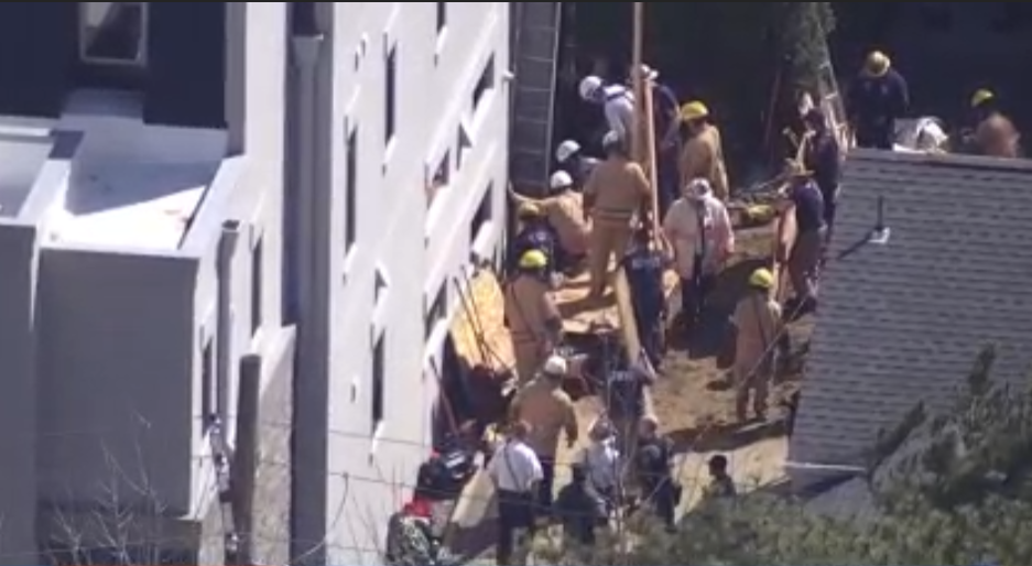 2 construction workers rescued after trench collapse in Bethesda expected to survive