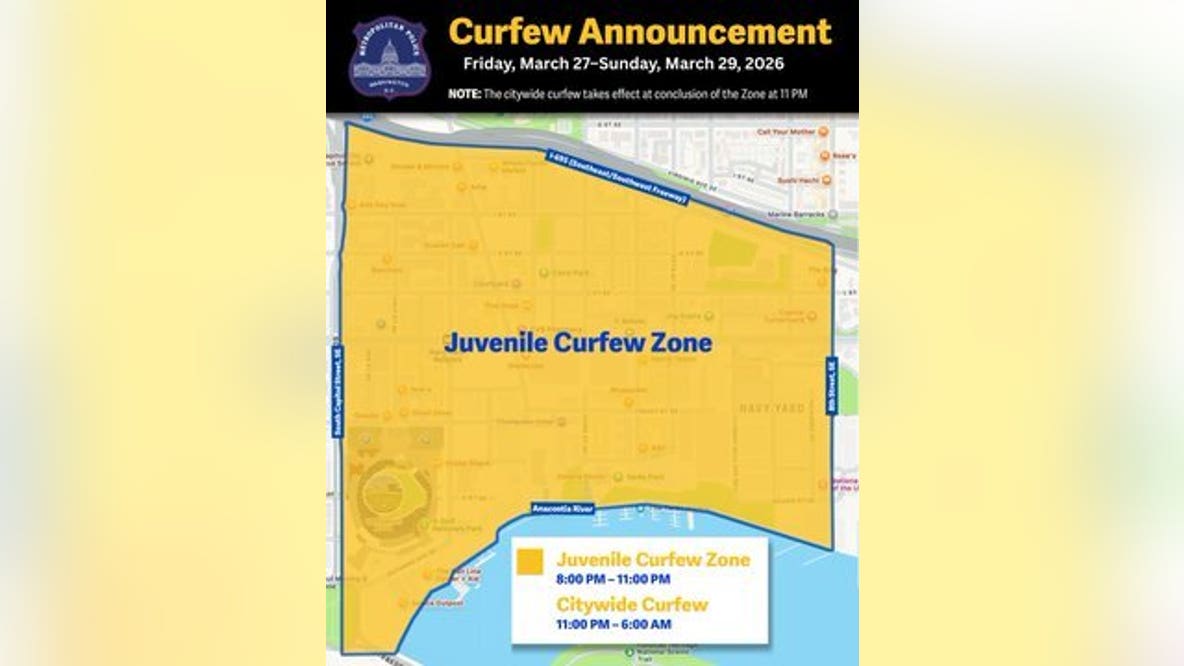 DC sets juvenile curfew zones in Navy Yard, U Street corridor this weekend