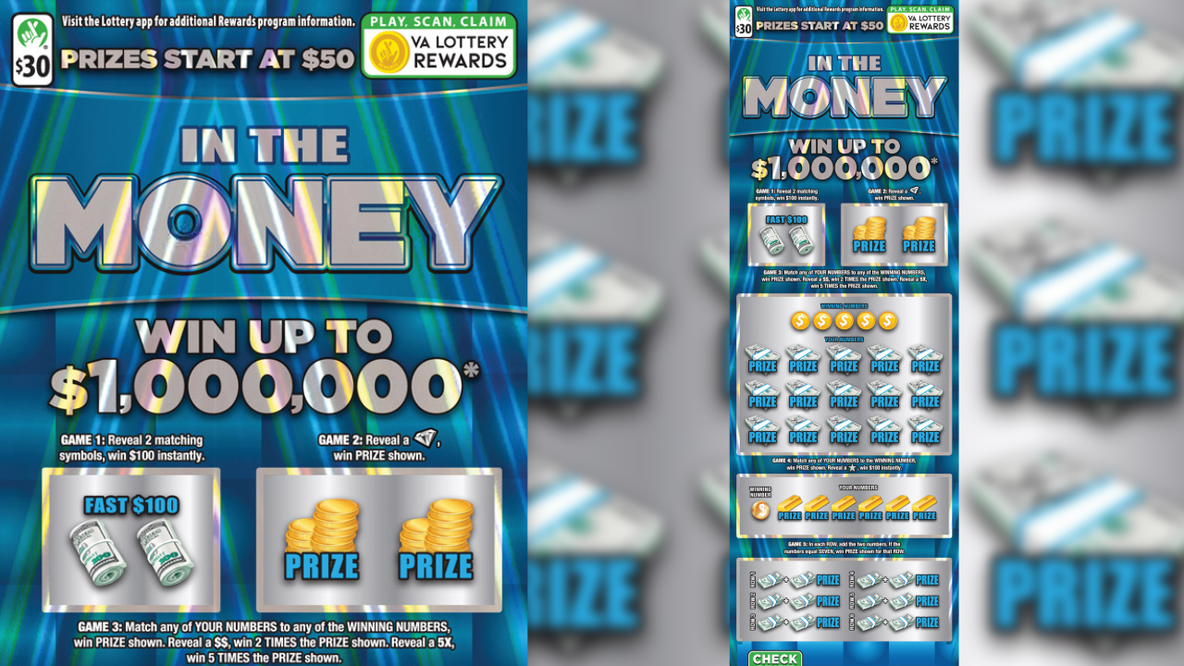 Virginia man wins $1 million lottery prize off 7-Eleven scratcher, plans to buy pool and hot tub