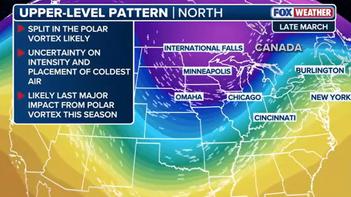 Could DC see one last blast of winter? Polar vortex could potentially bring late March chill