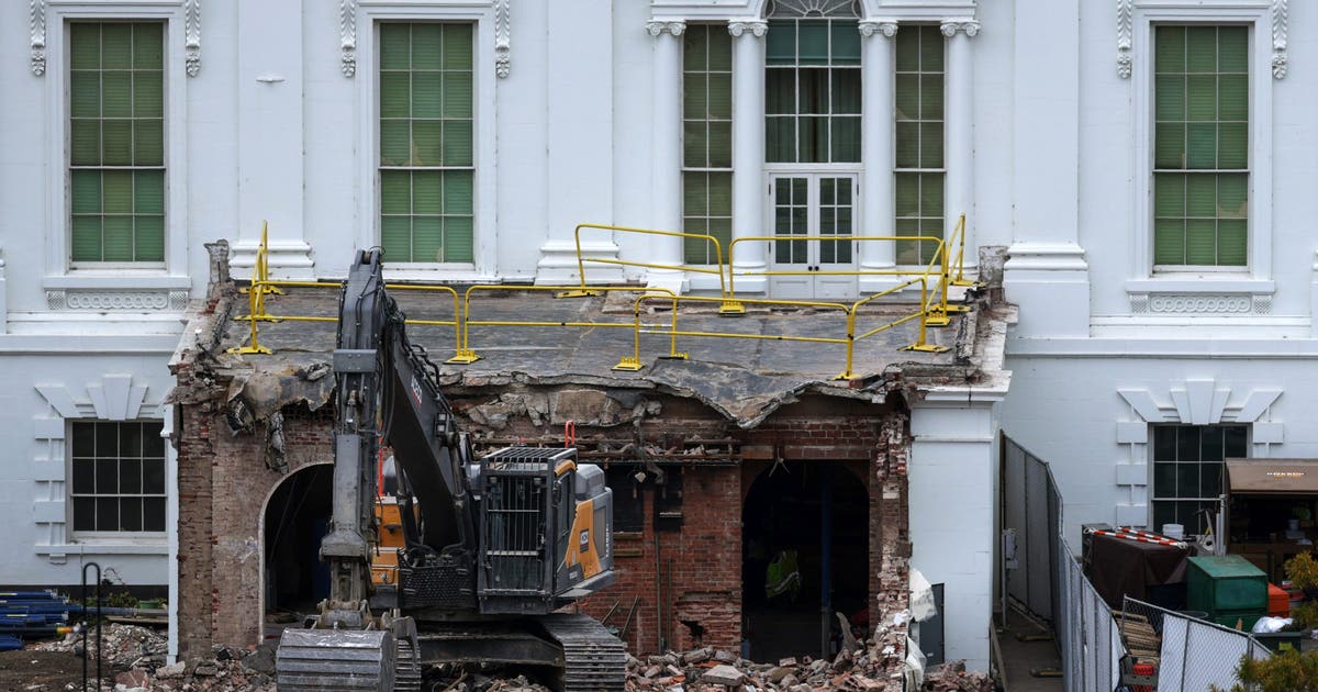 Judge considering argument to block Trump's construction on White House East Wing