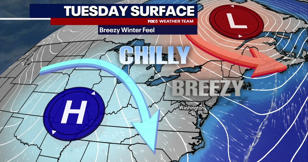 DC weather: Cold Tuesday follows round of severe storms | FOX 5 DC