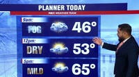 DMV Weather: Warmup into the 60s before evening showers, possible thunder in DC area