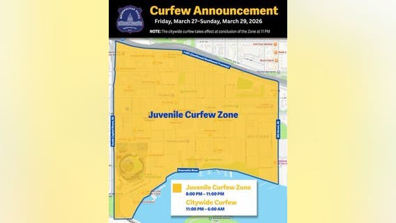 DC sets juvenile curfew zones in Navy Yard, U Street corridor this weekend