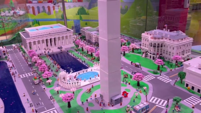 Lego cherry blossoms hit peak bloom in Springfield