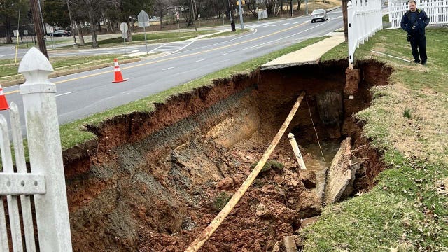 Gas leak and sinkhole cause road closures in Germantown