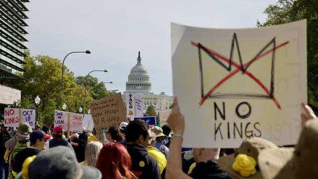 WATCH LIVE: No Kings march and rally in DC