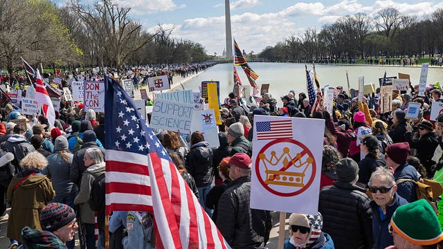 WATCH LIVE: 'No Kings' march and rally in DC