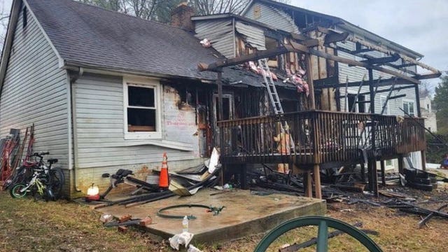 House fire in Maryland displaces 14, causes $500K in damage