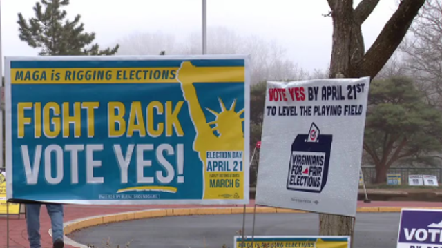 Early voting underway with redistricting referendum on the ballot in Virginia