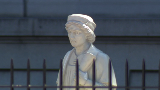 Trump administration places Christopher Columbus statue near White House
