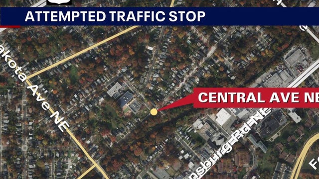 Man climbed onto school roof during police chase in Northeast DC