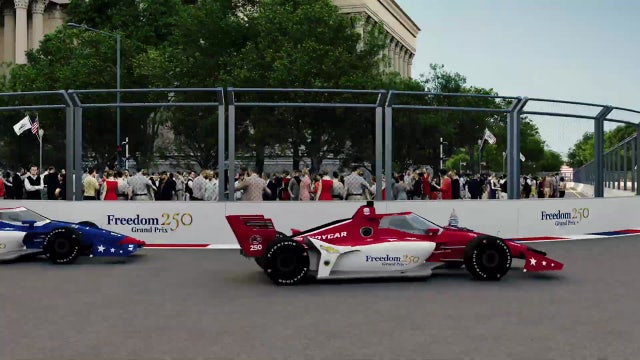Virtual preview shows IndyCar’s Freedom 250 Grand Prix racing past DC landmarks