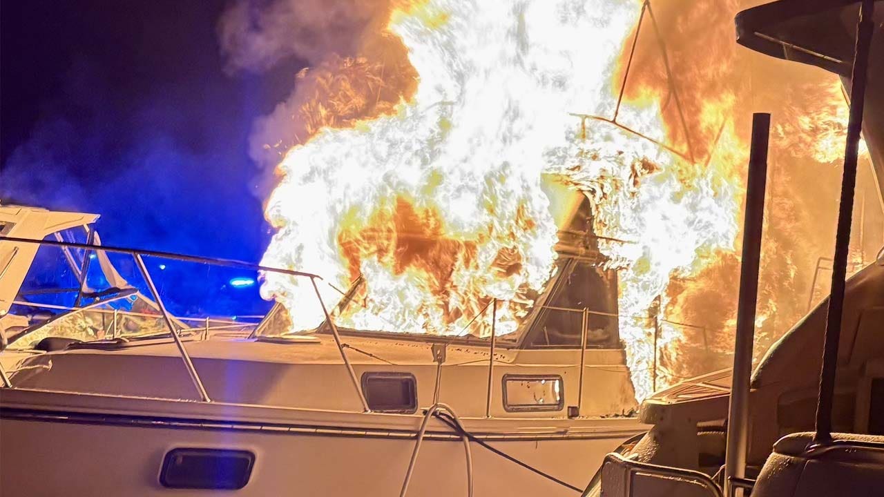 Fire damages several boats at James Creek Marina in DC