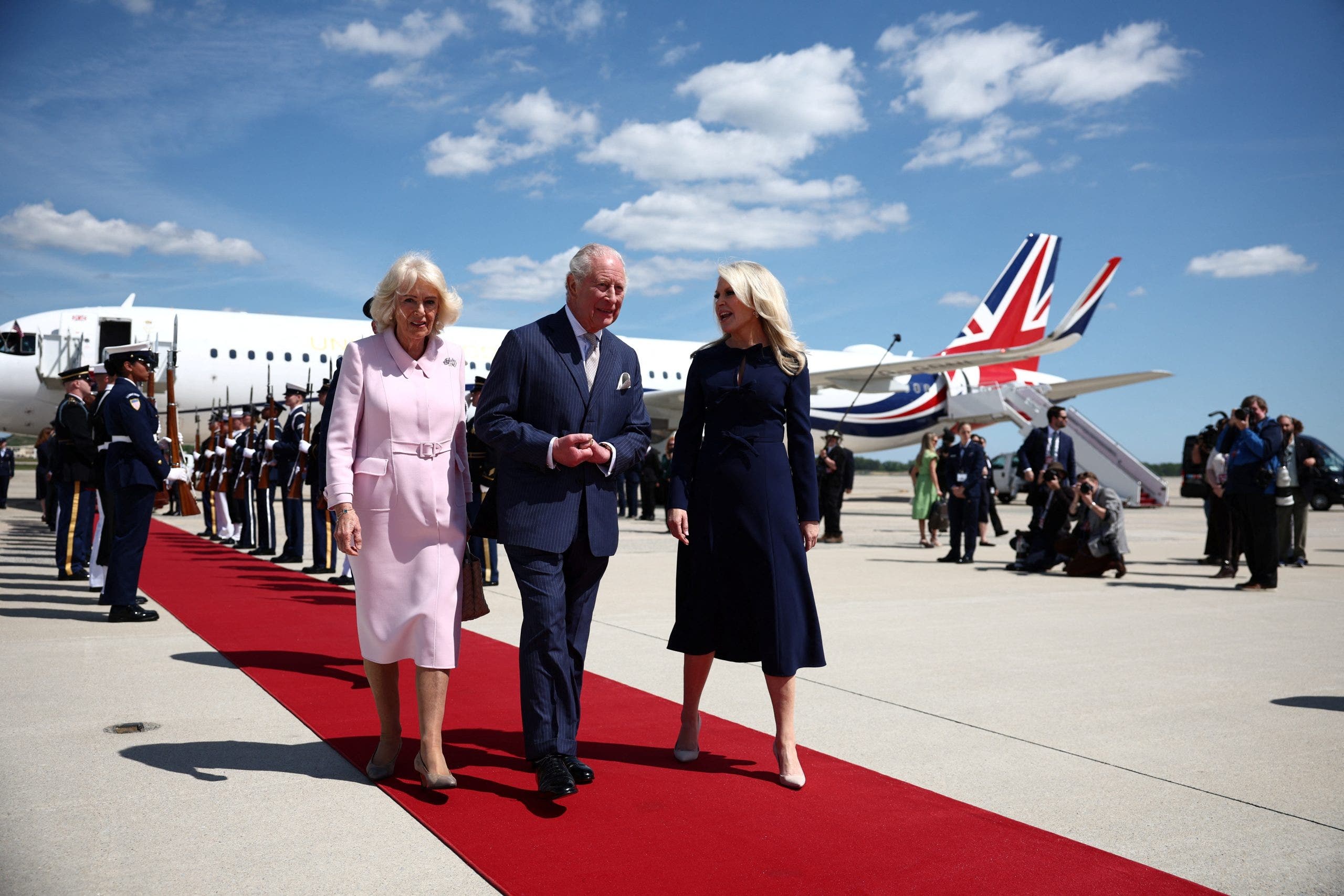 LIVE: King Charles III arrives in US for royal visit aimed at easing strained ties