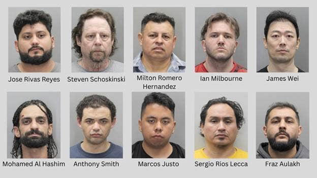 Undercover child predator string in Fairfax County leads to 10 arrests