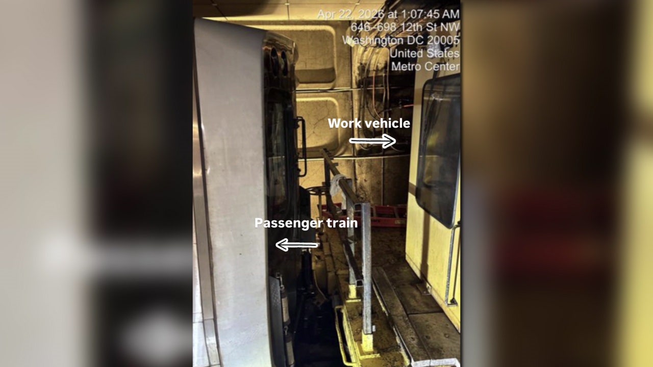 11 injured after WMATA work vehicle strikes stationary train at Metro Center Station