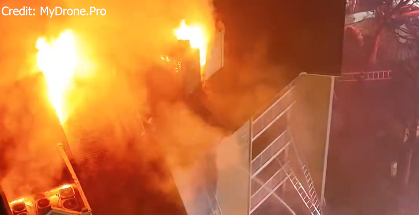 Multiple hospitalized after blaze breaks out at Montgomery County apartment building