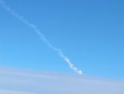 WATCH: Video shows Artemis II launch from airplane