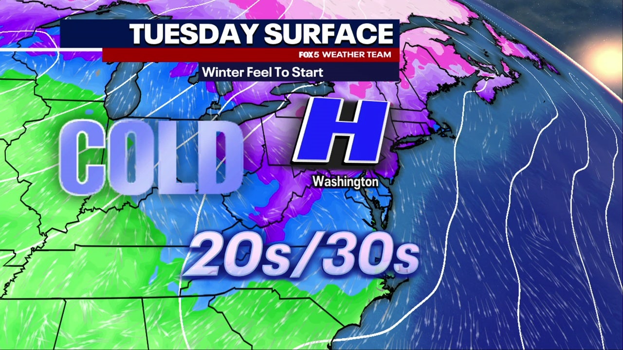 Cold snap sends temperatures below freezing across DC region