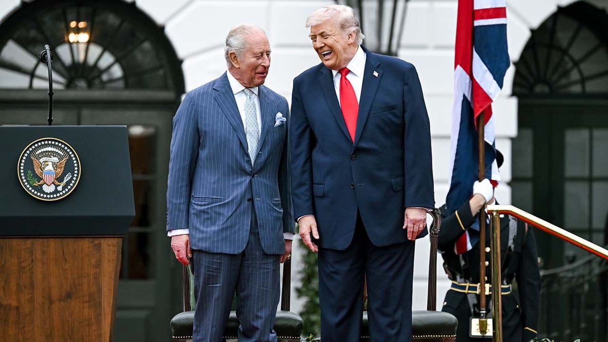 White House releases new photos of President Trump, King Charles III during historic visit