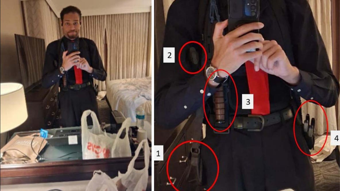 Photo shows Cole Allen in hotel room before attack as DOJ moves to keep him jailed