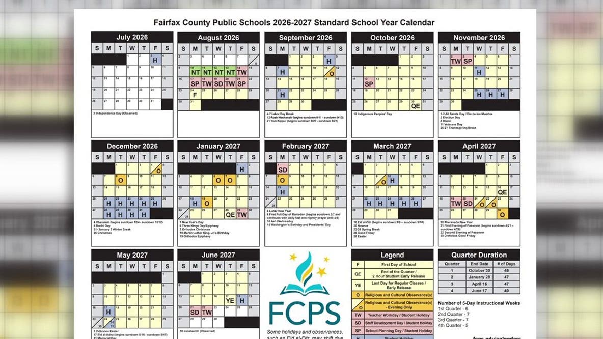 Fairfax County Public Schools considers changes to school calendar