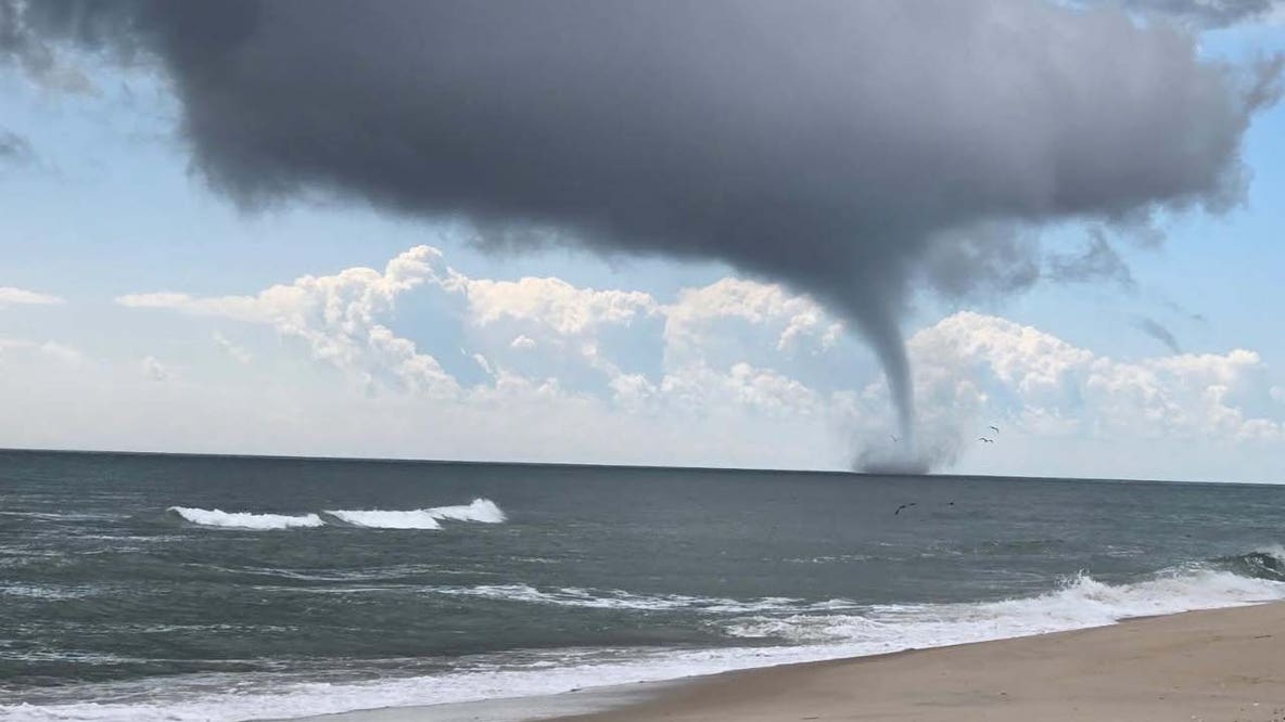 Waterspout spotted off Assateague Island
